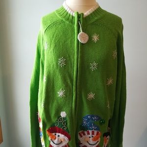 Tiara International Ugly Christmas Sweater Large